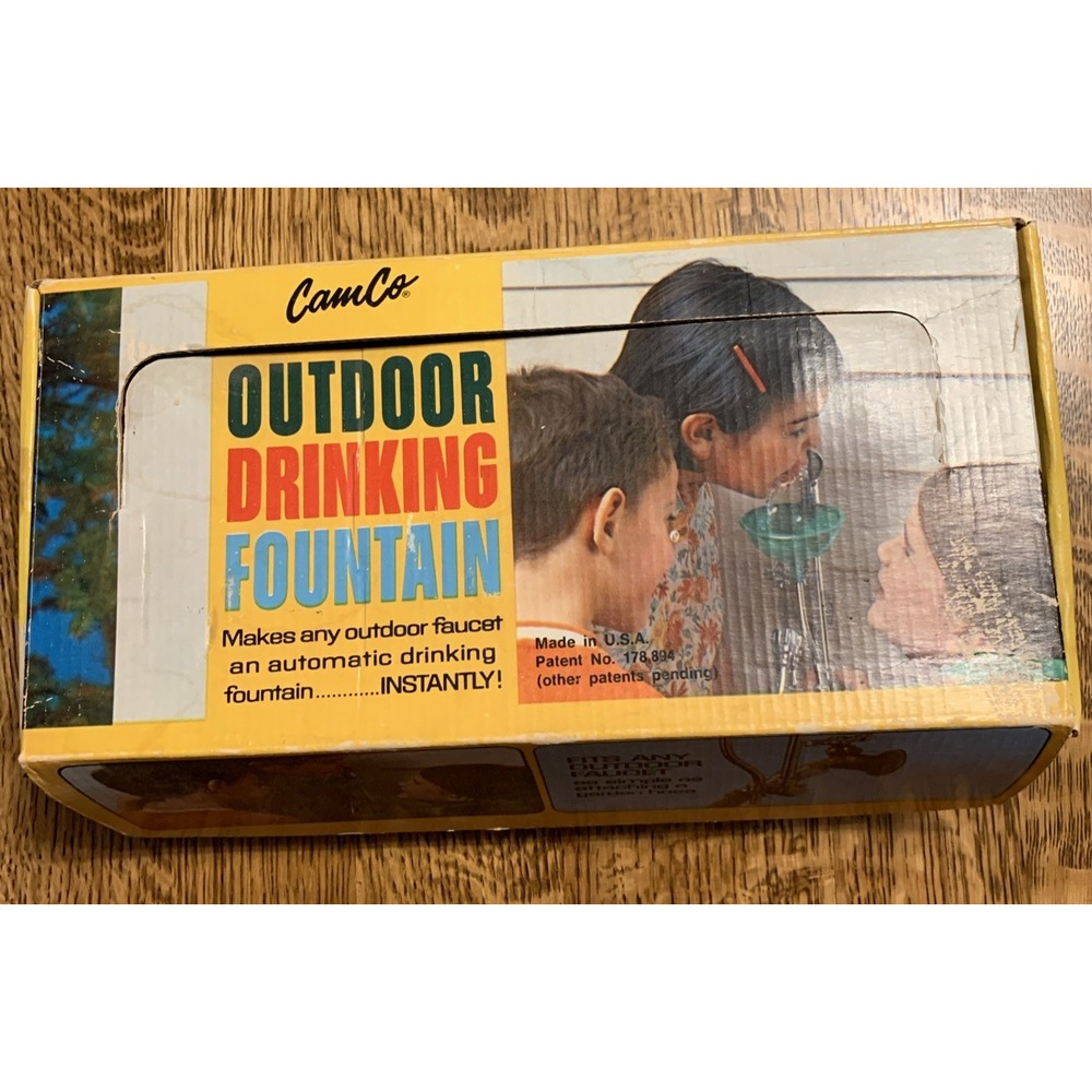 Vintage Cam Co Outdoor Bubbler Water Fountain for‎ Garden Hose Ultra Rare